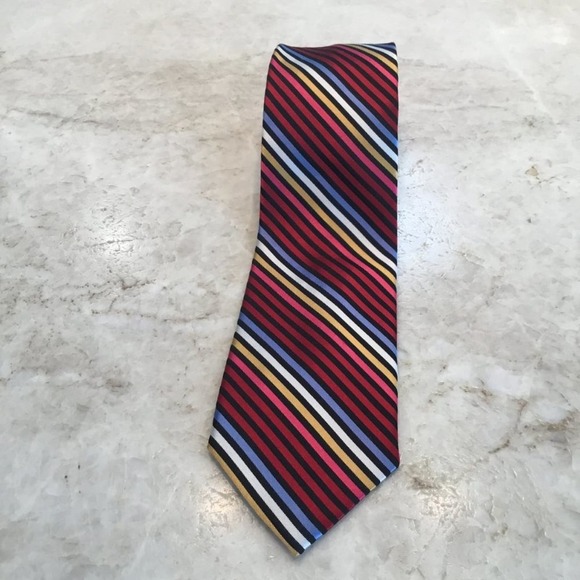 ISAAC MIZRAHI SILK TIE - Picture 6 of 6